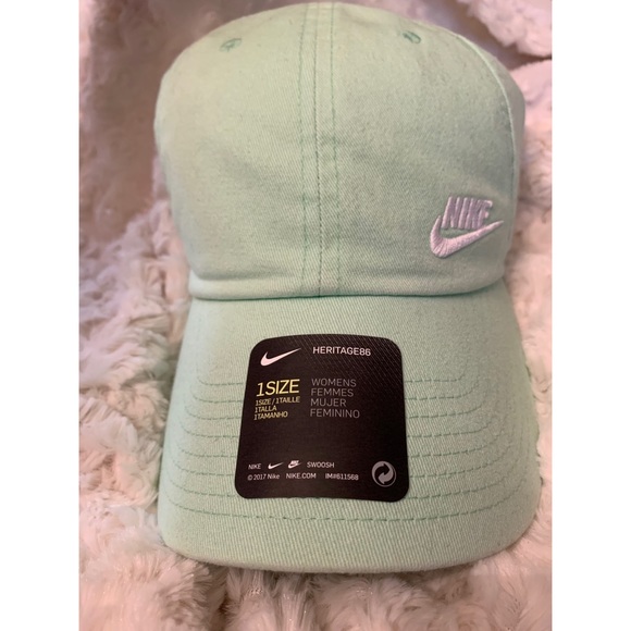 mint green nike hat